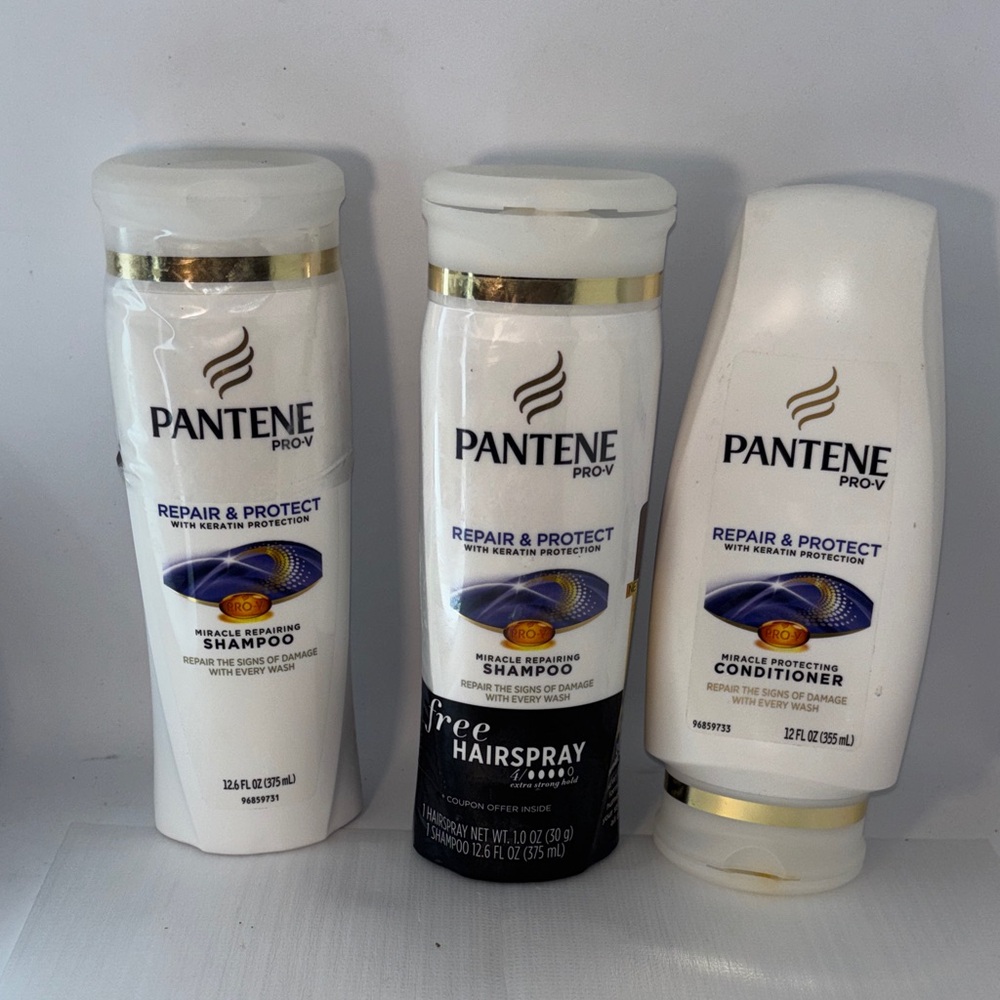 Pantene Repair & Protect Shampoo Conditioner Hair Care 4pc Set